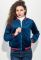 Бомбер жіночий утеплений 514F001 (синій)