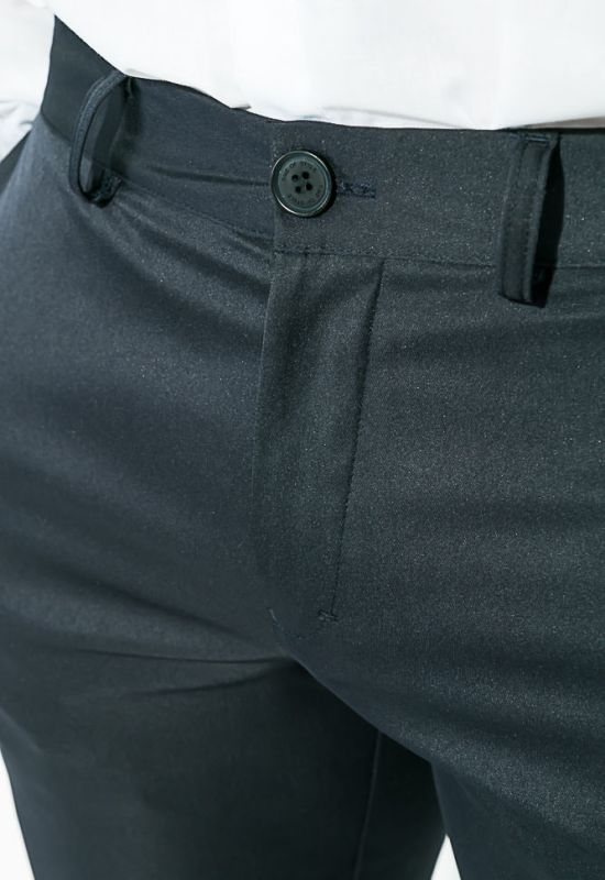 Чоловічі штани класична модель 1122-8 (темно-синій)