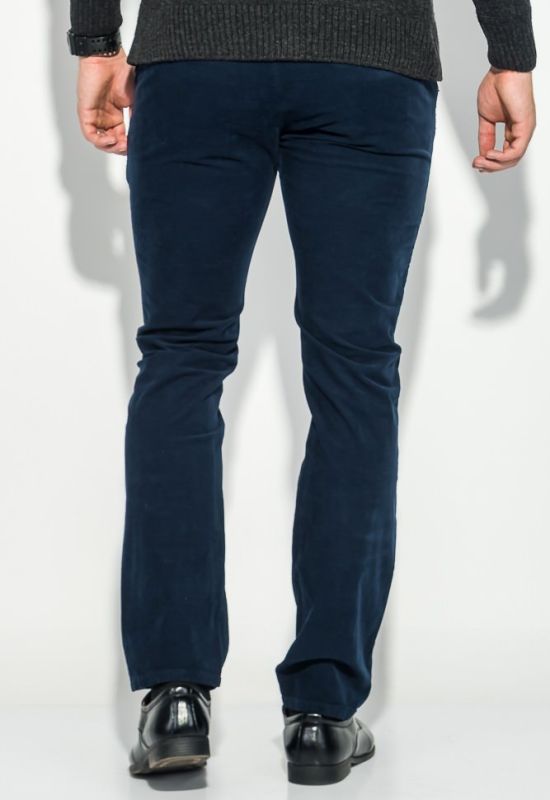Штани чоловічі модні стрейч 08P131 (синій/сірий)