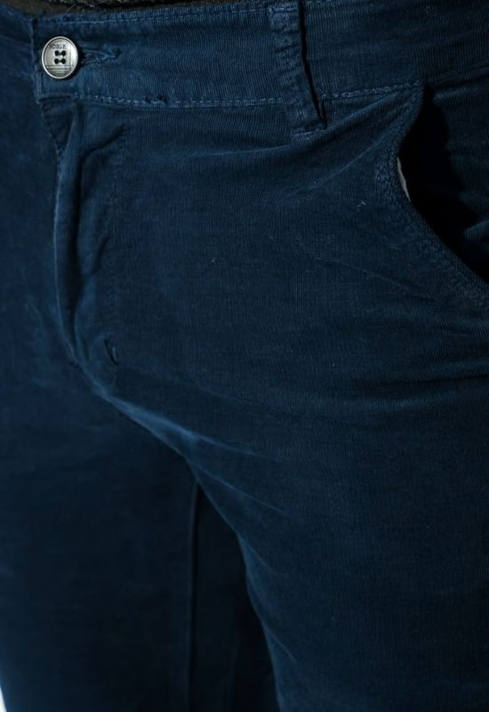 Штани чоловічі модні стрейч 08P131 (синій/сірий)