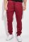 Брюки мужские спортивные на флисе 179V001 (бордовый)