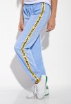 Штани спортивні жіночі з лампасами 222F098 (блакитний)