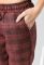 Брюки женские в клетку 64PD2231-7 (бордовый)