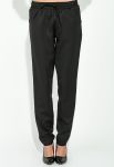 Брюки женские однотонные 64PD2231-8 (черный)