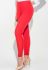 Брюки женские приталенные в насыщенном оттенке 70PD5013 (красный)