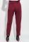 Штани жіночі з кишенями зі складанням на талії 64PD344-2 (вишневий)