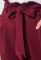 Штани жіночі з кишенями зі складанням на талії 64PD344-2 (вишневий)