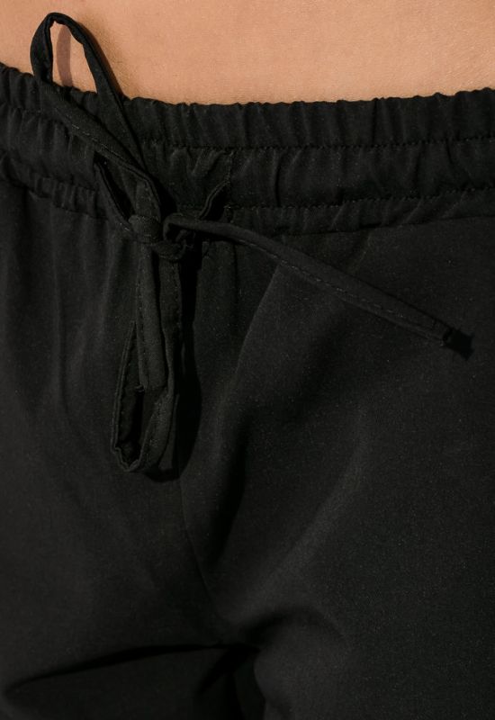 Штани жіночі з лампасами 64PD223-11 (чорний)
