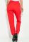 Брюки женские с манжетом 64PD340 (красный)