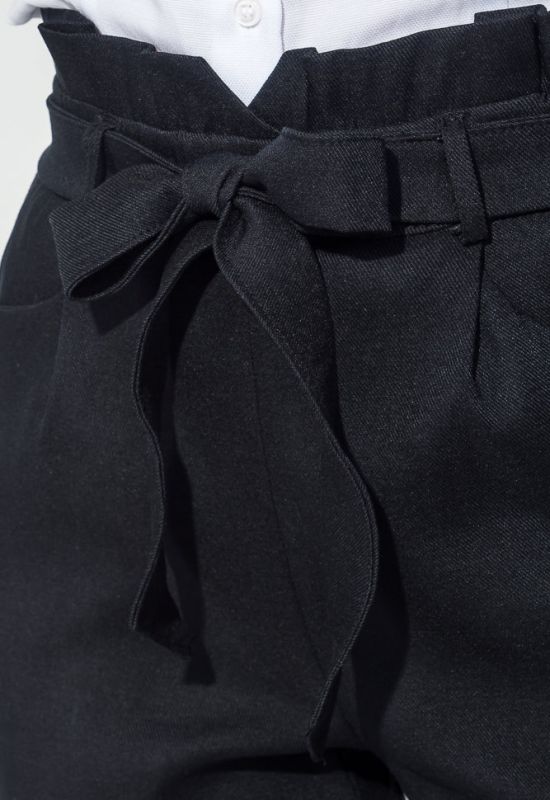 Штани жіночі із завищеною талією 64PD344-1 (чорний)