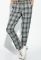 Штани жіночі стильні в клітинку 64PD2231-6 (сірий/клітина)