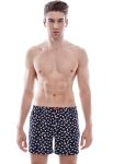6123 труси-боксери (чорний/білий)