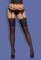 Чулки Obsessive FRIVOLLA stockings (черный)
