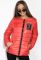 Демисезонная стеганая женская куртка 120PST023 (красный)