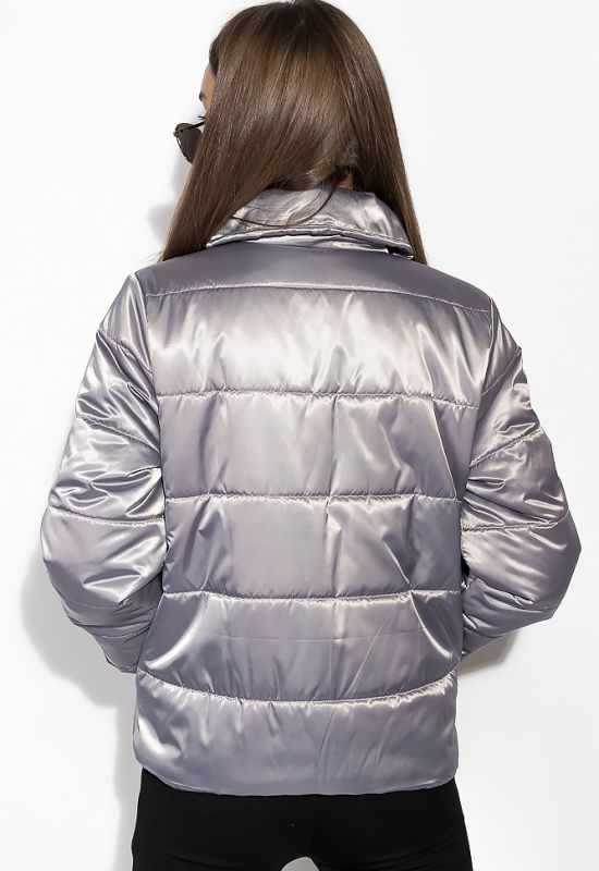 Демисезонная женская куртка 120PST021 (сиреневый)