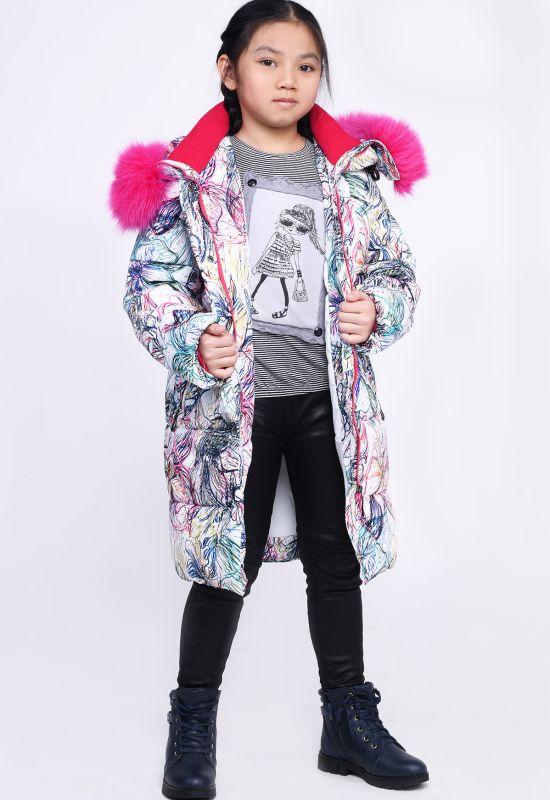 Дитяча зимова куртка DT-8260-3 (білий)