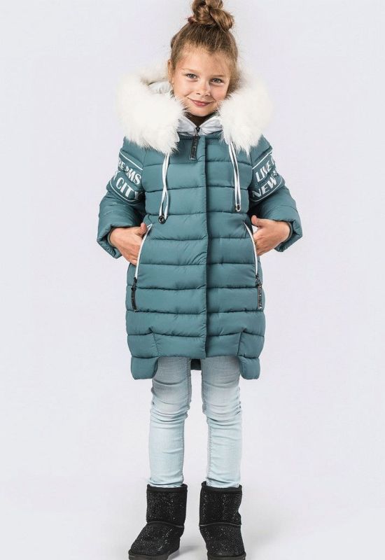 Детская зимняя куртка DT-8261-31 (нефритовый)