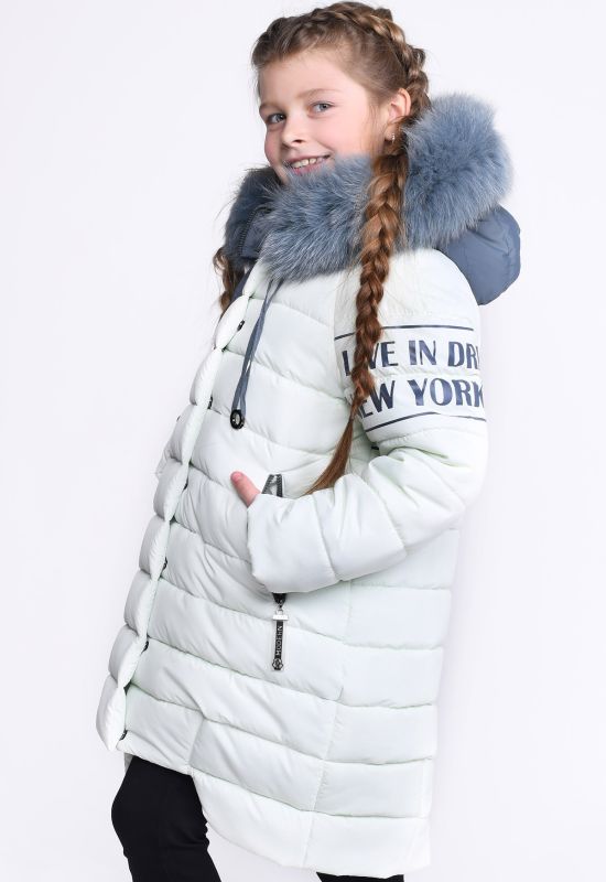 Детская зимняя куртка DT-8261-6 (нефритовый)