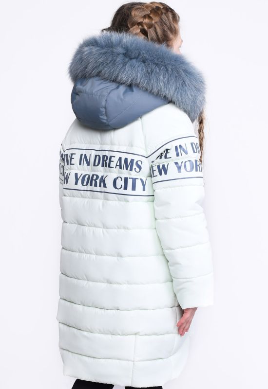 Дитяча зимова куртка DT-8261-6 (нефритовий)