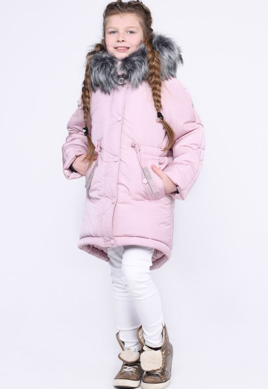 Детская зимняя куртка DT-8263-15 (розовый/черный)