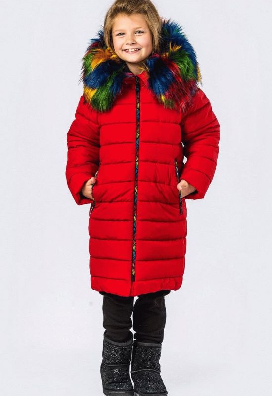 Детская зимняя куртка DT-8266-14 (красный)
