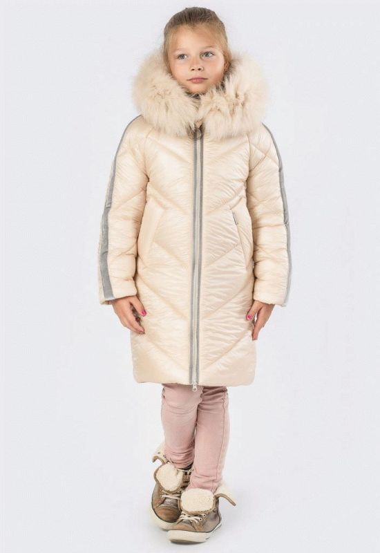 Детская зимняя куртка DT-8267-3 (светло-бежевый)
