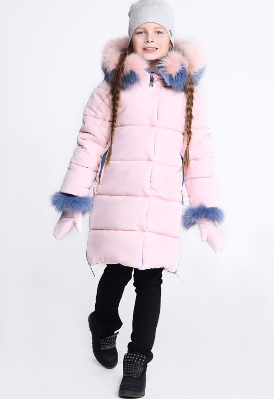 Детская зимняя куртка DT-8269-27 (персиковый)