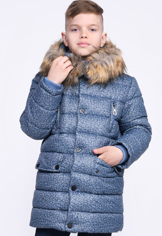 Детская зимняя куртка DT-8274-35 (джинсовый)