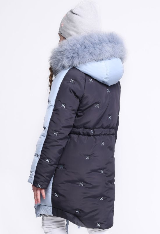 Детская зимняя куртка DT-8277-11 (голубой)