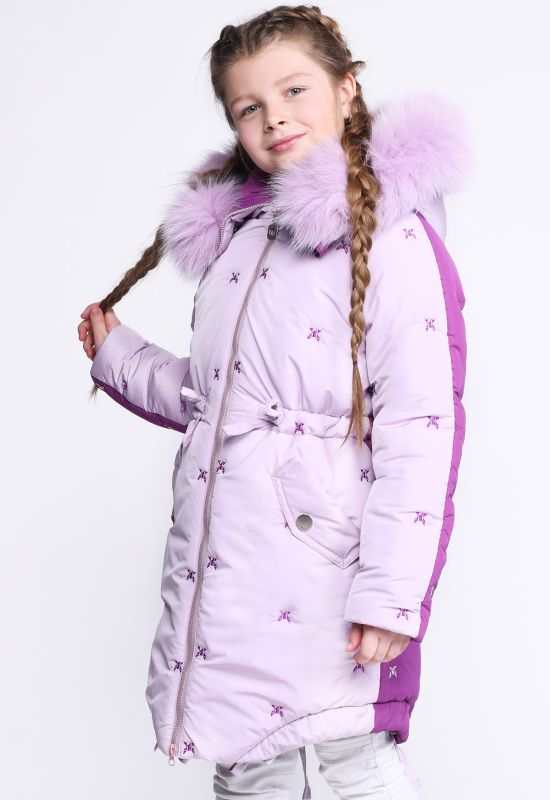 Детская зимняя куртка DT-8277-19 (лиловый)