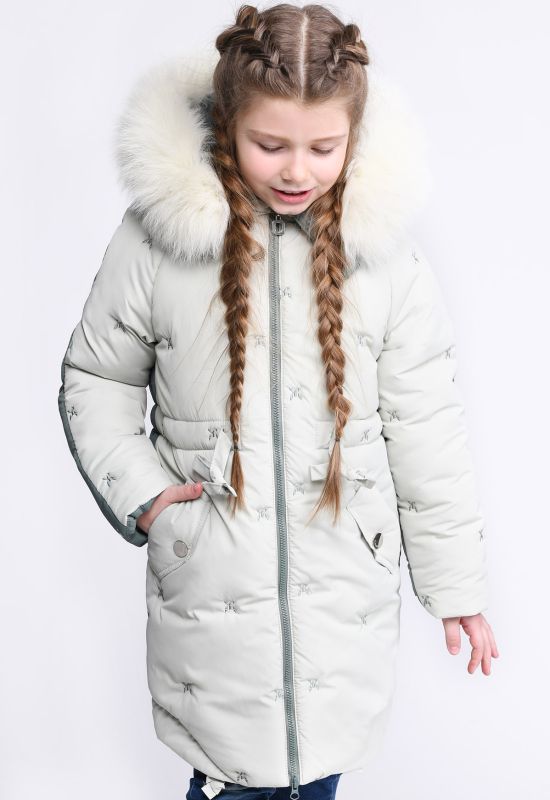 Дитяча зимова куртка DT-8277-6 (лайм)