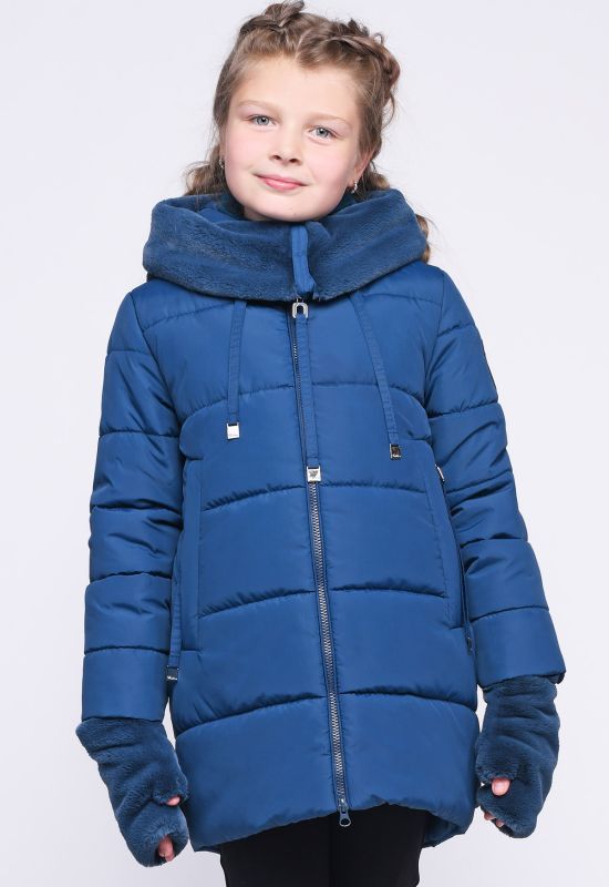 Детская зимняя куртка DT-8282-18 (морская волна)