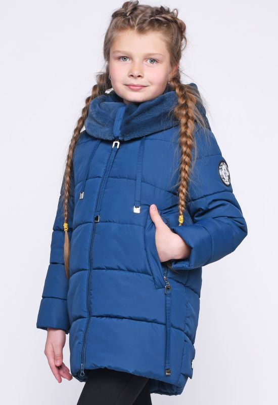 Дитяча зимова куртка DT-8282-18 (морська хвиля)