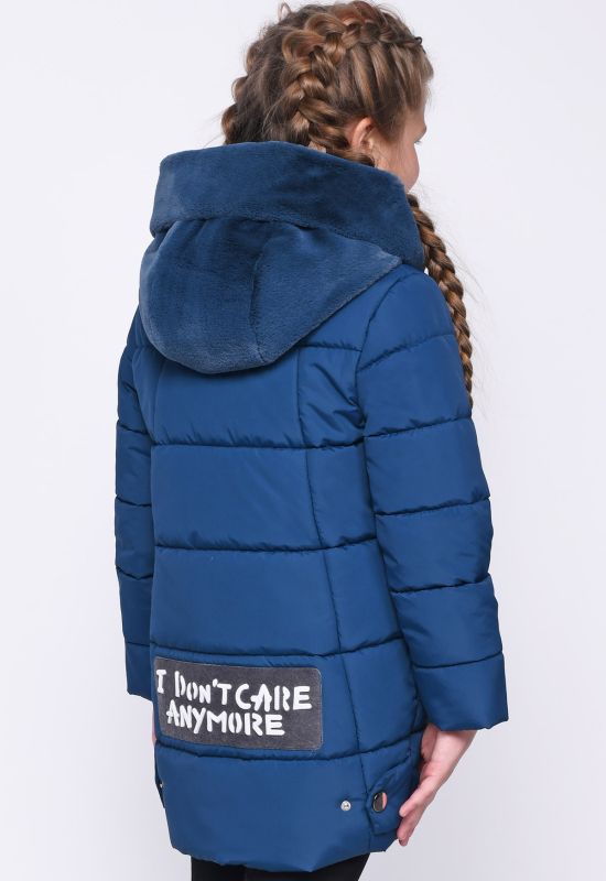 Детская зимняя куртка DT-8282-18 (морская волна)