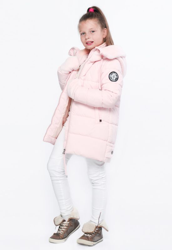 Дитяча зимова куртка DT-8282-27 (персиковий)