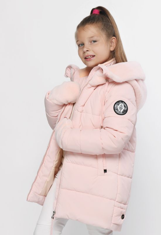Детская зимняя куртка DT-8282-27 (персиковый)