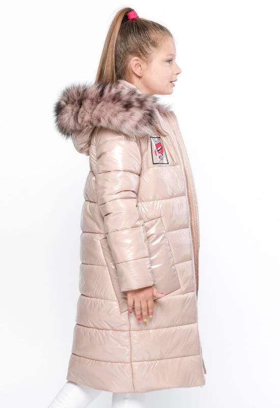 Дитяча зимова куртка DT-8284-25 (пудра)