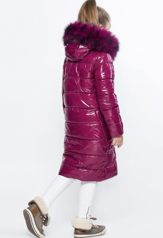 Детская зимняя куртка DT-8284-9 (малиновый)