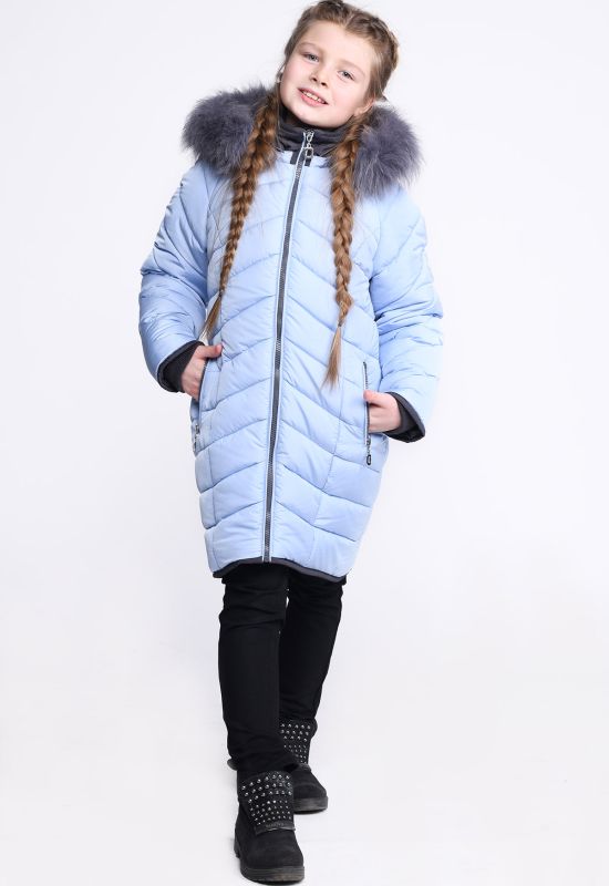Дитяча зимова куртка DT-8287-11 (блакитний)