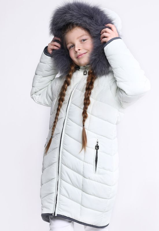 Детская зимняя куртка DT-8287-6 (лайм)