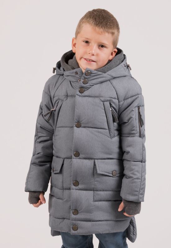Дитяча зимова куртка DT-8290-35 (джинсовий)