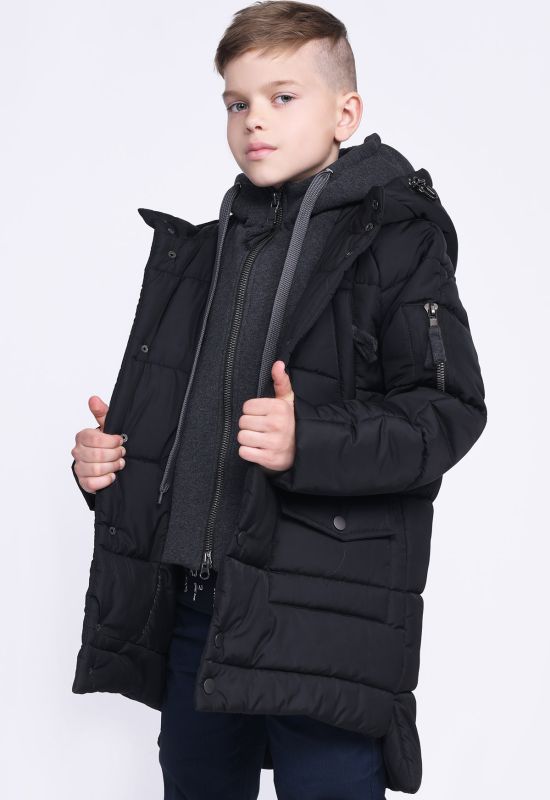 Дитяча зимова куртка DT-8290-8 (чорний)