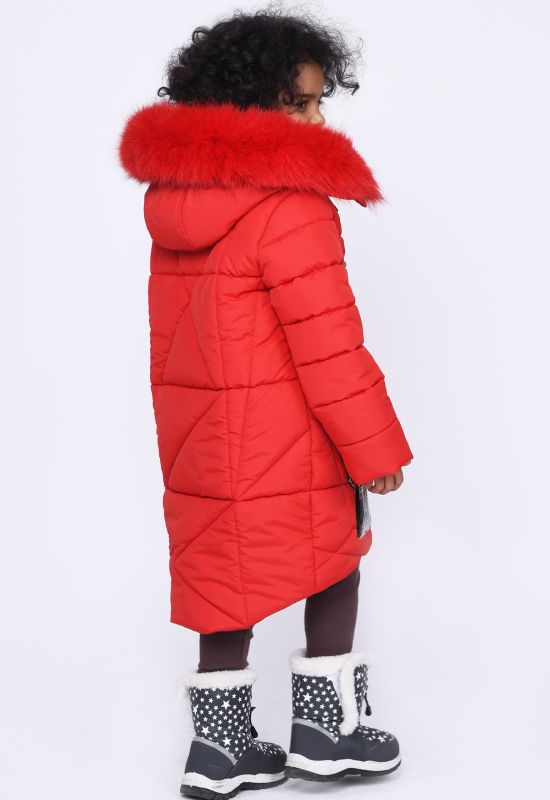 Детская зимняя куртка DT-8293-14 (красный)