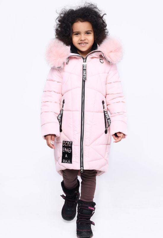 Детская зимняя куртка DT-8293-27 (персиковый)
