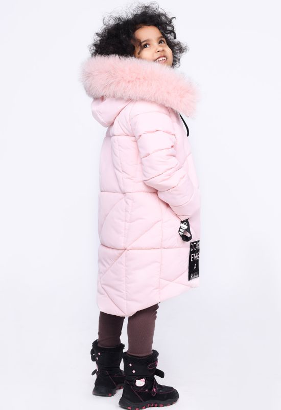 Дитяча зимова куртка DT-8293-27 (персиковий)