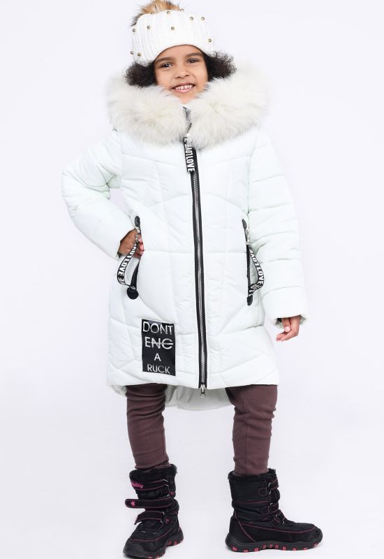 Дитяча зимова куртка DT-8293-6 (лайм)