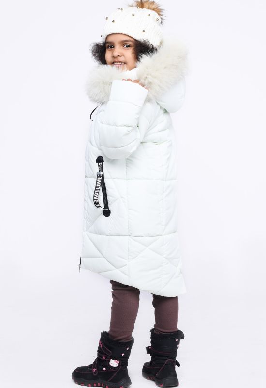 Дитяча зимова куртка DT-8293-6 (лайм)