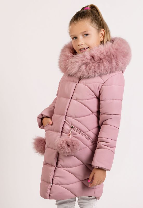 Дитяча зимова куртка DT-8294-21 (рожевий)