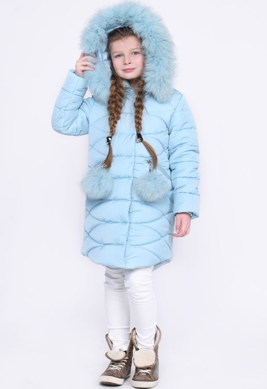 Дитяча зимова куртка DT-8294-7 (м'ятний)