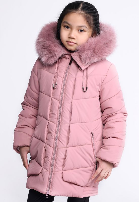 Дитяча зимова куртка DT-8295-15 (чайна троянда)